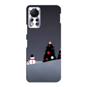 Чехлы на Новый Год Infinix Hot 11s (Снеговички)