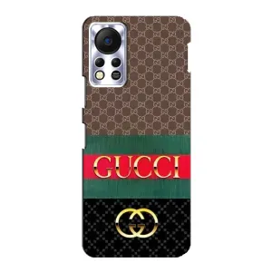 Чехлы Бренд GUCCI для Infinix Hot 11s (Стиль GUCCI)