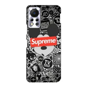 Чехол с Брендами одежды на Инфиникс Хот 11с (Supreme Маус)