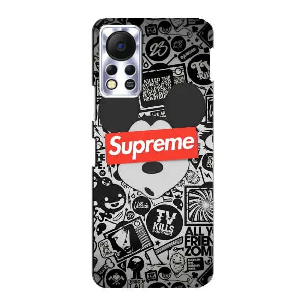 Чехол с рисунком «Supreme Маус» для Infinix Hot 11s Чехол с рисунком «Supreme Маус» для Infinix Hot 11s