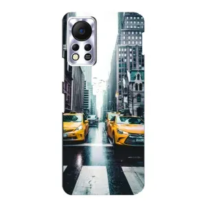 Силиконовый бампер (Работники) на Infinix Hot 11s (Такси)