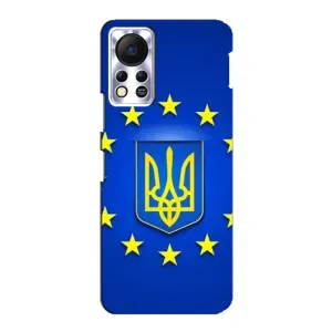 Чехол с Украинской символикой на Инфиникс Хот 11с (Украина это Европа)