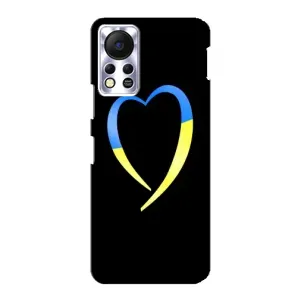 Силиконовый Чехол на Infinix Hot 11s (Я-Украина) (Украинское сердце)