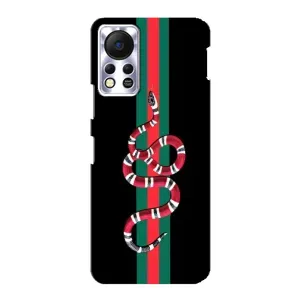Чехлы Бренд GUCCI для Infinix Hot 11s (Змей Гуччи)