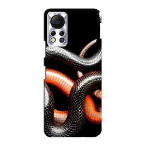 Чехлы с изображением разных животных для Infinix Hot 11s (Змея)