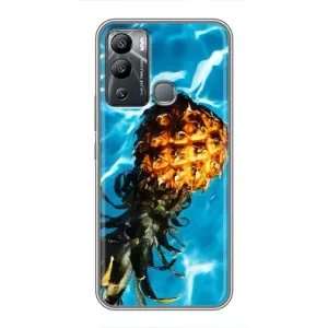 Чехол с изображением  вкусной еды для Infinix Hot 12 Play (Ананас)