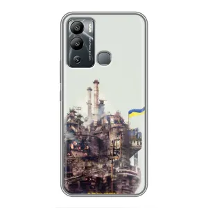 Чехлы на военную тематику для Infinix Hot 12 Play (Азовсталь)