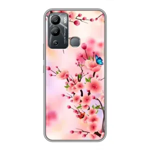 Чохол з картинкою Сакури на Infinix Hot 12 Play (Метелики на сакурі)