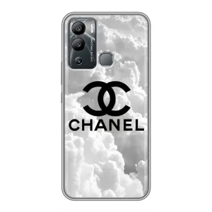 Чехол с Брендами одежды на Инфиникс ХОТ 12 Плей (CHANEL)