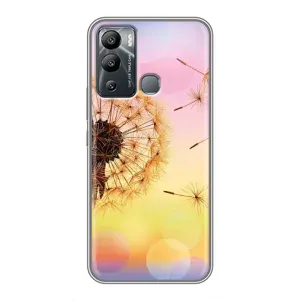 Силіконовий Чохол з кульбабками на Infinix Hot 12 Play (Квітка-кульбаба)