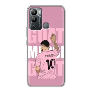 Чехлы Лео Месси в Майами на Infinix Hot 12 Play (GOAT MESSI)