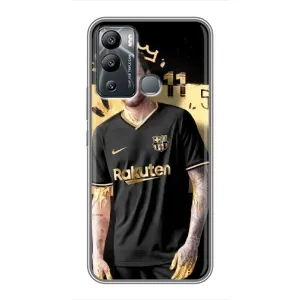 Силиконовый Чехол Infinix Hot 12 Play (Gold Neymar)
