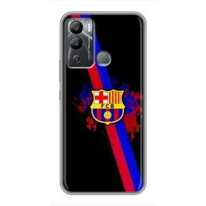 Чехол для Infinix Hot 12 Play (Барселона) (Лого Барсы)