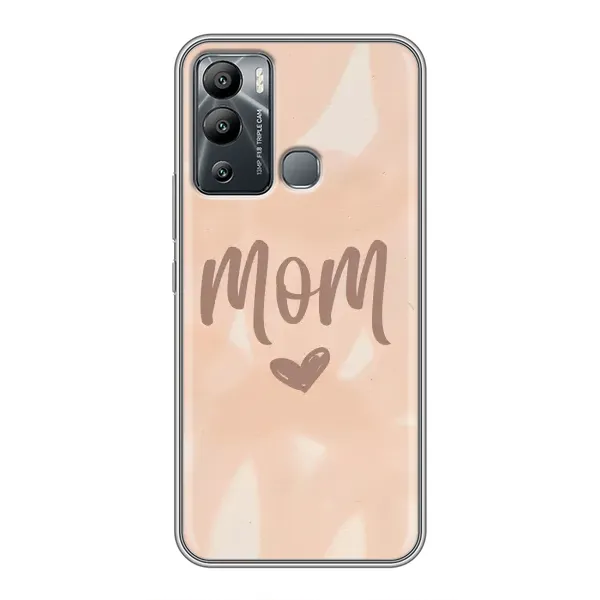 Чехол с рисунком «Love mom» для Infinix Hot 12 Play Чехол с рисунком «Love mom» для Infinix Hot 12 Play