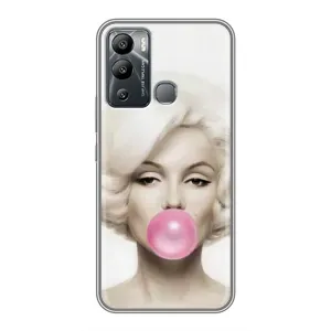 Чехол Стильные девушки на Infinix Hot 12 Play (Монро)