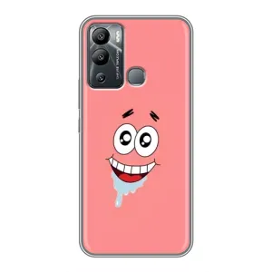 Чехлы с Патриком на Infinix Hot 12 Play (Мордочка Патрика)