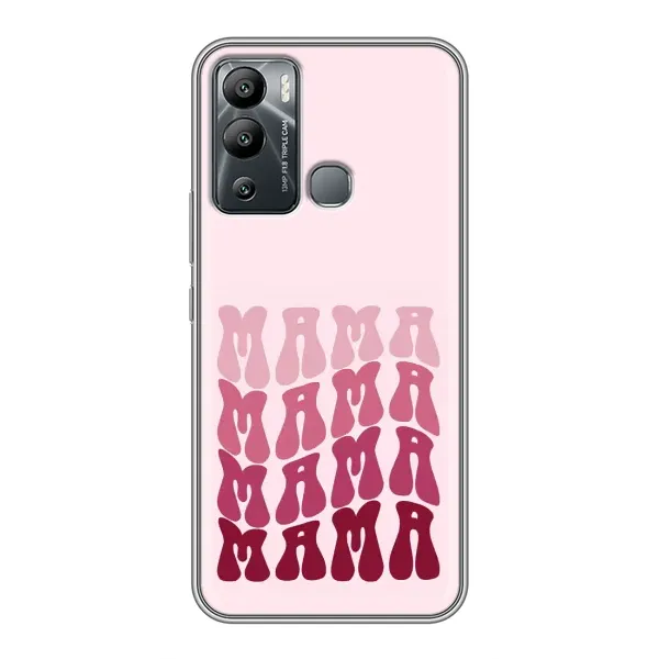 Чехол с рисунком «Надпись мама» для Infinix Hot 12 Play Чехол с рисунком «Надпись мама» для Infinix Hot 12 Play