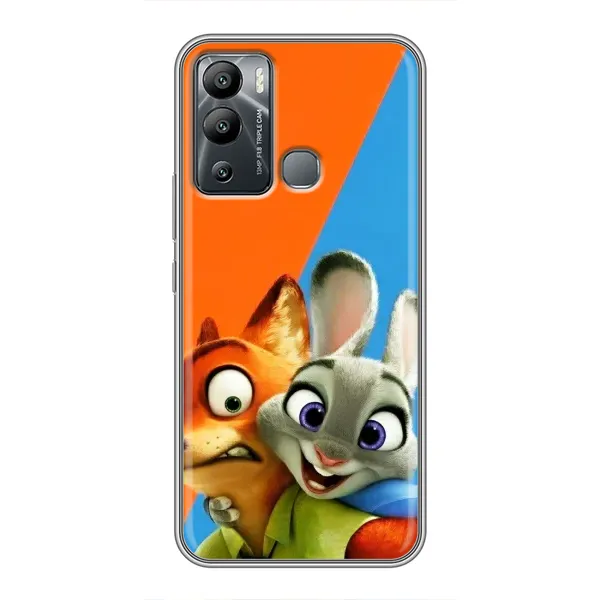 Чехол с рисунком «Ник и Хопс» для Infinix Hot 12 Play Чехол с рисунком «Ник и Хопс» для Infinix Hot 12 Play