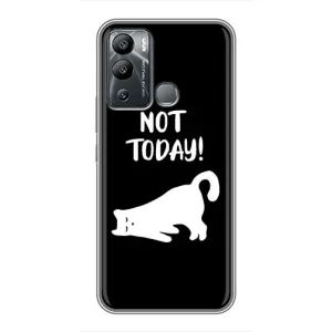 Бампер с изображением Котиков для Инфиникс ХОТ 12 Плей (Not Today)