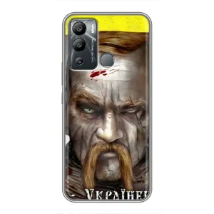 Чехол с картинкой (Патриотический КОЗАК) на Infinix Hot 12 Play (Одноглазый Козак)
