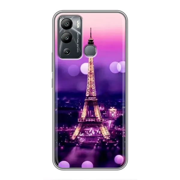 Чехол с рисунком «Париж башня» для Infinix Hot 12 Play Чехол с рисунком «Париж башня» для Infinix Hot 12 Play
