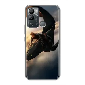 Чехол дракон Беззубик для Infinix Hot 12 Play (Полет Беззубика)