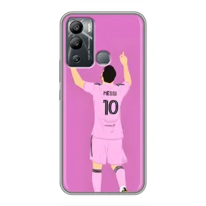 Чехлы Лео Месси в Майами на Infinix Hot 12 Play (Празднование Месси)