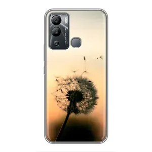 Силіконовий Чохол з кульбабками на Infinix Hot 12 Play (Роздмухана кульбабка)