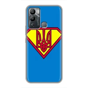 Чехол с картинкой (Патриотический ГЕРБ) на Infinix Hot 12 Play (Super - Герб)