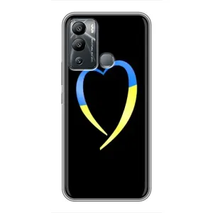Силіконовий Чохол на Infinix Hot 12 Play (Я-Україна) (Українське серце)
