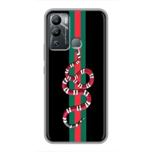 Чехлы Бренд GUCCI для Infinix Hot 12 Play (Змей Гуччи)