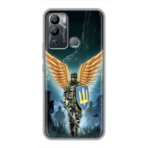 Патриотический Чехол для Infinix Hot 12 Play (ЗСУ з крильями)