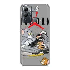 Силіконовый Чохол Nike Air Jordan на Інфінікс ХОТ 12і (Air Jordan)