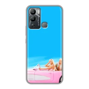 Силиконовый Чехол Барби Фильм на Infinix Hot 12i (Барби и Кен)