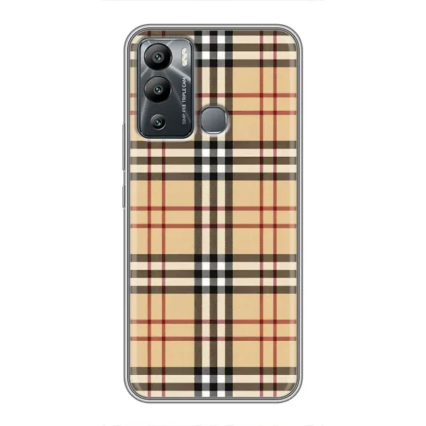 Чехол с рисунком «Burberry стиль» для Infinix Hot 12i
