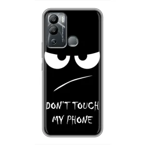 Чехол с прикольным текстом на Infinix Hot 12i (Dont)
