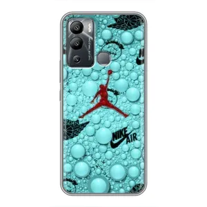 Силіконовый Чохол Nike Air Jordan на Інфінікс ХОТ 12і (Джордан Найк)