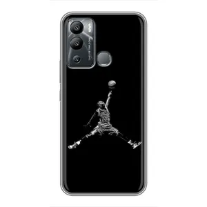 Силіконовый Чохол Nike Air Jordan на Інфінікс ХОТ 12і (Джордан)