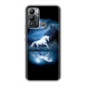 Чехол Unicorn на Infinix Hot 12i (Единорог)