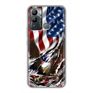 Чехол Флаг USA для Infinix Hot 12i (Флаг USA)