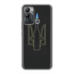 Чехол с картинкой (Патриотический ГЕРБ) на Infinix Hot 12i (Герб - Молотова)