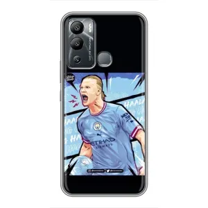 Чехлы с принтом для Infinix Hot 12i Футболист (гол Эрлинг Холланд)