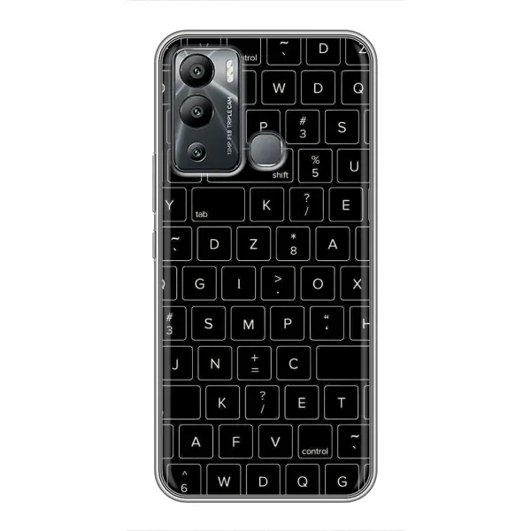 Чехол с рисунком «Клавиатура» для Infinix Hot 12i Чехол с рисунком «Клавиатура» для Infinix Hot 12i
