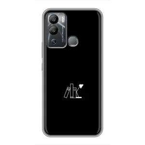 Чехол с картинками на черном фоне для Infinix Hot 12i (Книжки)