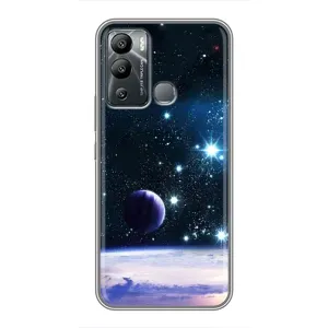 Чехол (ТПУ) с планетами на Infinix Hot 12i (Космический вид)