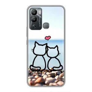 Силиконовые Чехлы Любимому человеку для Infinix Hot 12i (Котейки)