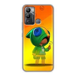 Чохол Бравл Старс для Infinix Hot 12i (LEON в кофті)