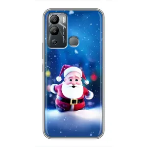 Чохли на Новий Рік Infinix Hot 12i (Маленький Дід Мороз)