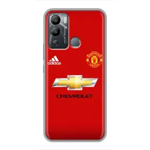 Силиконовые Чехлы принт Футбол на Infinix Hot 12i (Man United)
