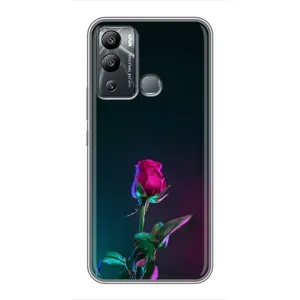 Чехлы с принтом Розочки для Infinix Hot 12i (Ночная роза)